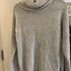 Silver Turtleneck w sparkle